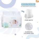 ECO BOOM Diapers, Baby Bamboo Viscose Diapers, Eco-Friendly Natural Soft Disposable Nappies for Infant, Size 3 Suitable for 13 to 22lb (Medium- 74 Count) - Image 2